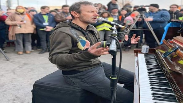 Hitting the right note: How a Ukrainian musician is carrying out the world's 'most dangerous rock tour'