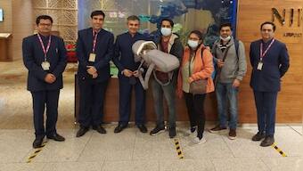 The emotional homecoming of several Indians from war-torn Ukraine