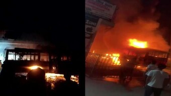 Bathinda: Conductor sleeping inside vehicle charred to death after three buses catch fire