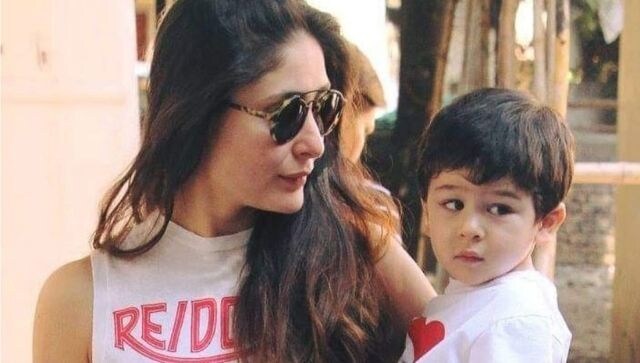 Look at Kareena and Taimur chilling by the pool as Saif photobombs their picture Look at Kareena and Taimur chilling by the pool as Saif photobombs their picture