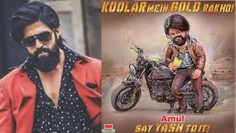 Amul's new topical celebrates KGF Chapter 2's massive success; take a look