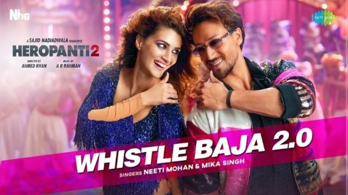 Tiger Shroff and Kriti Sanon are back with Whistle Baja 2.0 in Heropanti 2