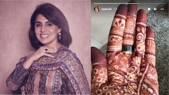 Ranbir Kapoor-Alia Bhatt wedding: Neetu Kapoor shares photo of mehendi with Rishi Kapoor's name