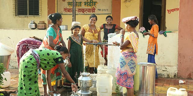 Over the last five years, Godrej & Boyce, as part of its commitment towards water conservation, has constructed six storage tanks, four check dams, enabling access to 210 lacs liters of safe drinking water for the community and ensuring collection and percolation of 240 lacs liters rainwater in the Khalapur region. 