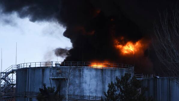 Russian air strikes hit Ukraine's strategic Black Sea port of Odessa; sly tactic of attacking sensitive infrastructure, says Kyiv