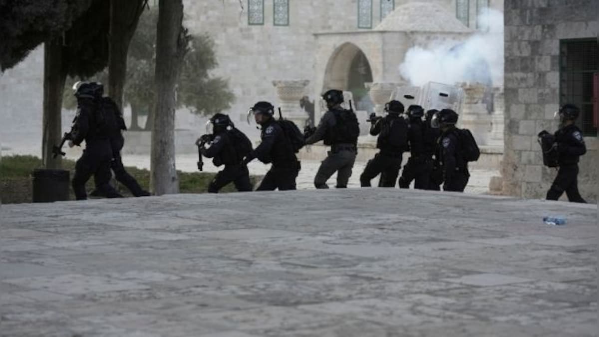 Israeli police storm Al-Aqsa Mosque in Jerusalem's Old City after rock-throwing