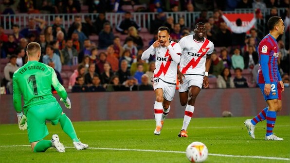 LaLiga: Barcelona suffer shock 1-0 loss against Rayo Vallecano to further propel Real Madrid towards title