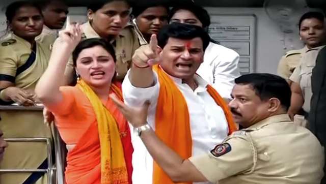 Hanuman Chalisa row: Amravati MP Navneet Rana lodged in Byculla jail, husband shifted to prison in Navi Mumbai Hanuman Chalisa row: Amravati MP Navneet Rana lodged in Byculla jail, husband shifted to prison in Navi Mumbai