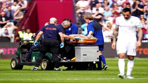 Premier League: Ashley Westwood injury mars game as Burnley draw with West Ham