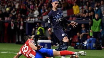 Champions League: Atletico Madrid, Manchester City players scuffle in photos