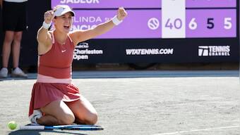 Belinda Bencic downs Ons Jabeur to win first clay title in Charleston
