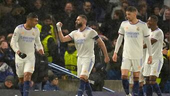 Champions League: Another Karim Benzema hat-trick hands Real Madrid 3-1 edge over Chelsea