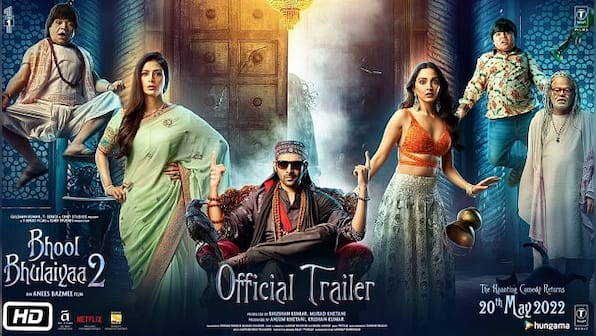Trailer review: Kartik Aaryan sparkles with wacky wit in Anees Bazmee’s Bhool Bhulaiya 2
