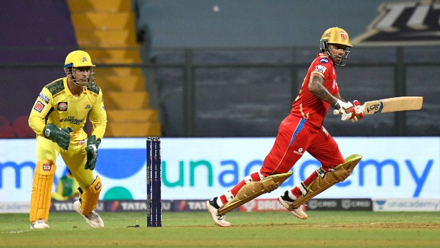 Shikhar Dhawan scored 88* against CSK. Sportzpics