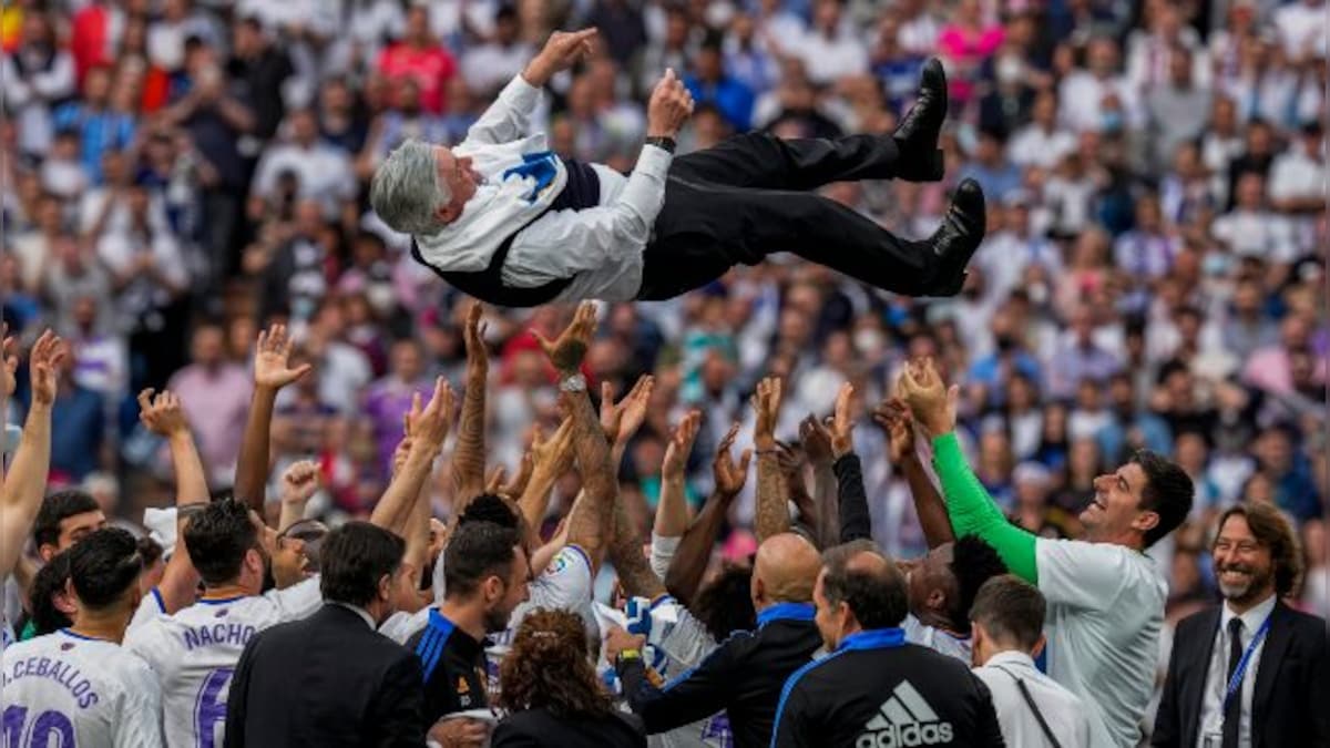 Real Madrid clinch LaLiga crown as Carlo Ancelotti becomes first coach to win title in Europe's top 5 leagues