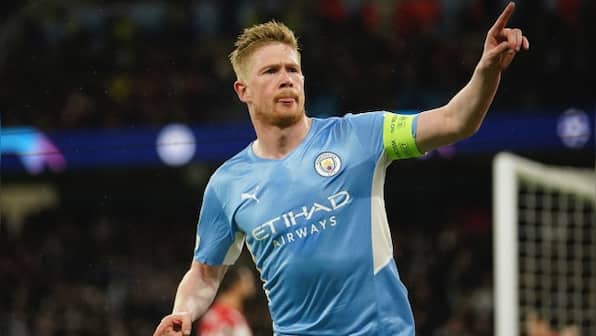 Champions League: Kevin De Bruyne gives Manchester City slender lead over stubborn Atletico Madrid