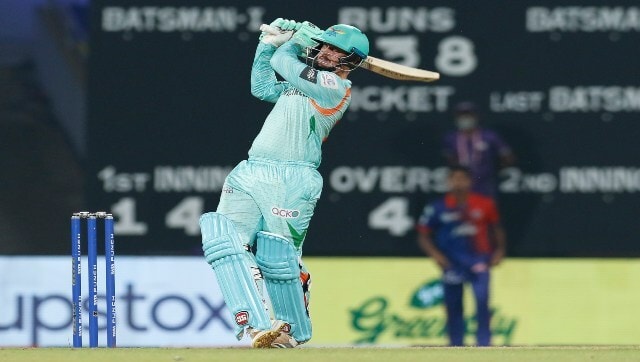 Quinton de Kock in action against DC. Sportzpics