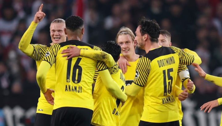 Bundesliga: Substitute Julian Brandt's brace helps Dortmund beat Stuttgart, trim Bayern's lead at the top
