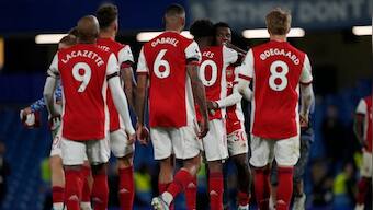 Premier League: Manchester City regain top spot as Arsenal sink Chelsea riding on Eddie Nketiah brace