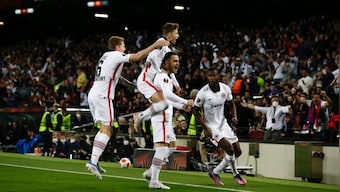 Europa League: Barcelona stunned by Eintracht Frankfurt, West Ham and Rangers reach semis