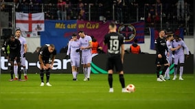 Europa League: Ferran Torres rescues Barcelona in first leg quarters, 10-man West Ham draw with Lyon