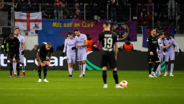 Europa League: Ferran Torres rescues Barcelona in first leg quarters, 10-man West Ham draw with Lyon