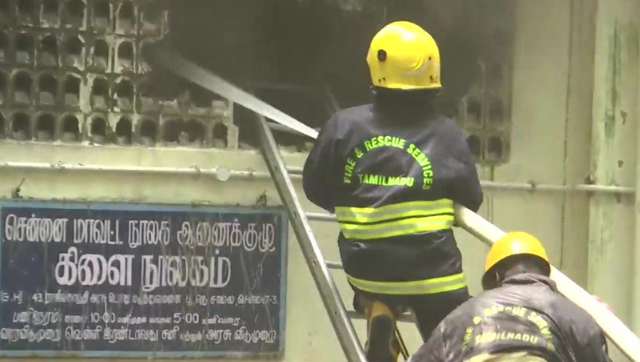 Fire breaks out at Chennai's Rajiv Gandhi Government Hospital, several fire tenders battle to douse blaze Fire breaks out at Chennai's Rajiv Gandhi Government Hospital, several fire tenders battle to douse blaze