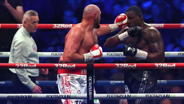 Dillian Whyte slams WBC champion Tyson Fury's 'dirty' tactics in win Dillian Whyte slams WBC champion Tyson Fury's 'dirty' tactics in win