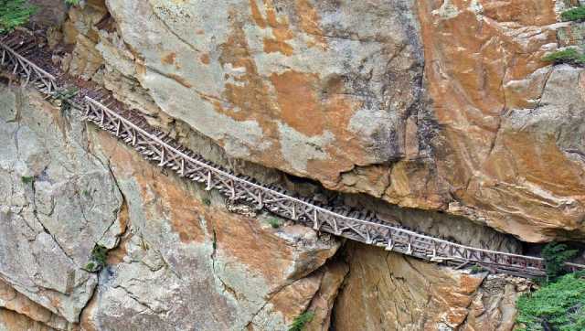 The Bhotiya tribe ferried their goods on yaks on Gartang Gali for barter to other parts of the country. Image courtesy uttarkashi.nic.in