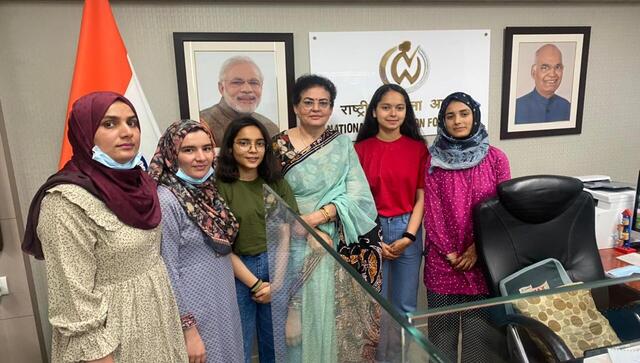 National Commission for Women sponsors J&K girls' delegation visit to Delhi National Commission for Women sponsors J&K girls' delegation visit to Delhi