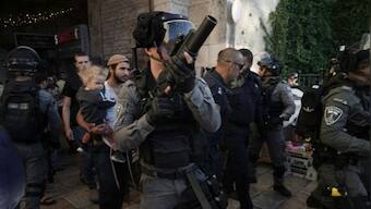 Israel Air Force and Palestine militants trade fire across Gaza as clashes intensify at Jerusalem