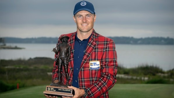 Jordan Spieth beats Patrick Cantlay in playoff to win PGA Heritage title