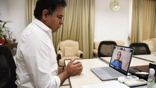 Telangana: KTR unveils device that kills viruses Telangana: KTR unveils device that kills viruses