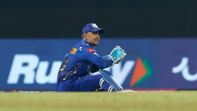 IPL 2022: Watch — Ishan Kishan pulls off spectacular flying catch to dismiss CSK's Shivam Dube IPL 2022: Watch — Ishan Kishan pulls off spectacular flying catch to dismiss CSK's Shivam Dube