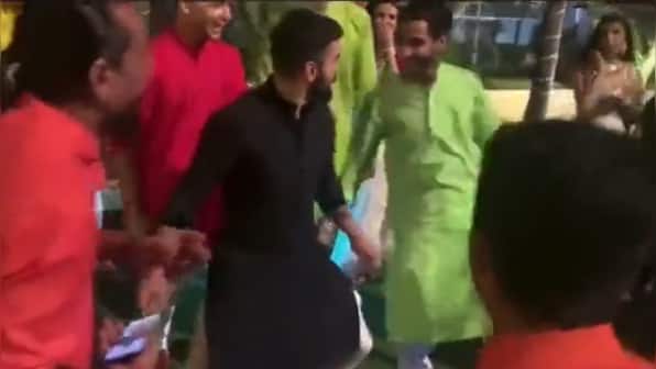 Watch: Kohli shakes a leg on Pushpa's iconic dance number at Glenn Maxwell's wedding party