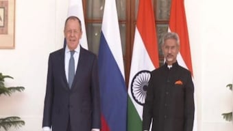 Russia's foreign minister Sergey Lavrov holds bilateral talks with S Jaishankar in Delhi