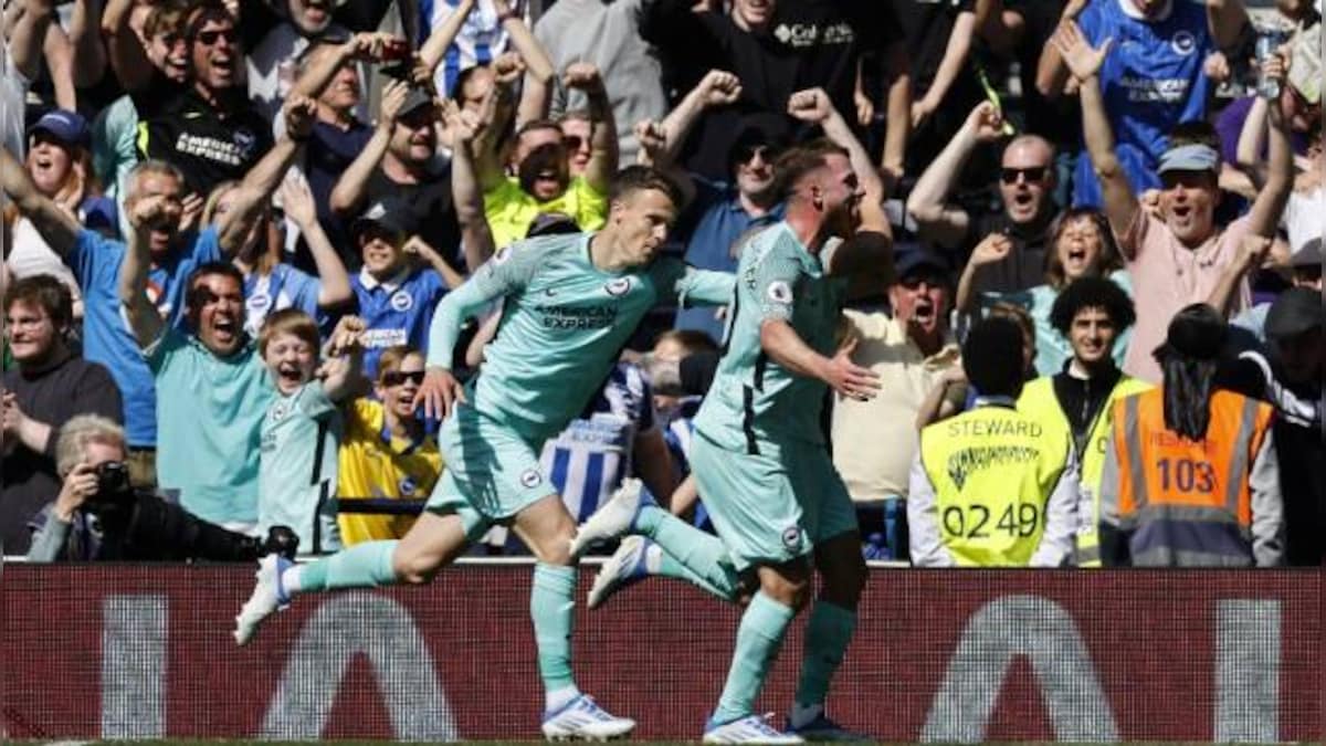 Premier League: Brighton score late to stun Tottenham; dent Champions League charge