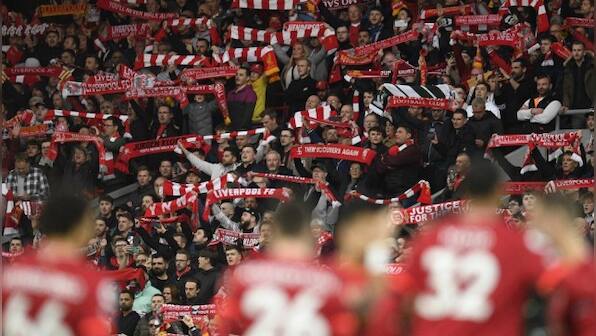 Watch: Liverpool supporters show support for grieving Manchester United striker Cristiano Ronaldo