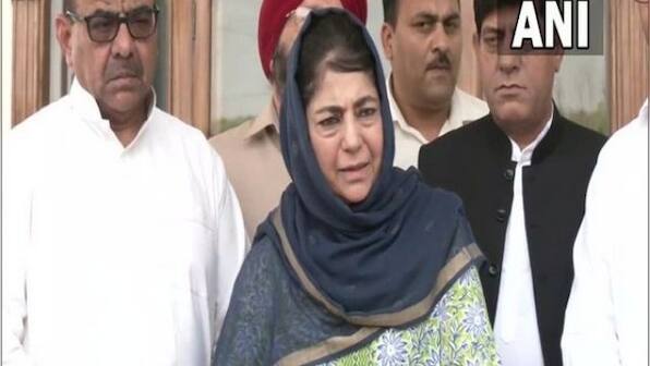 BJP trying to tear apart secular fabric, swords being given to people in the name of religion: Mehbooba Mufti