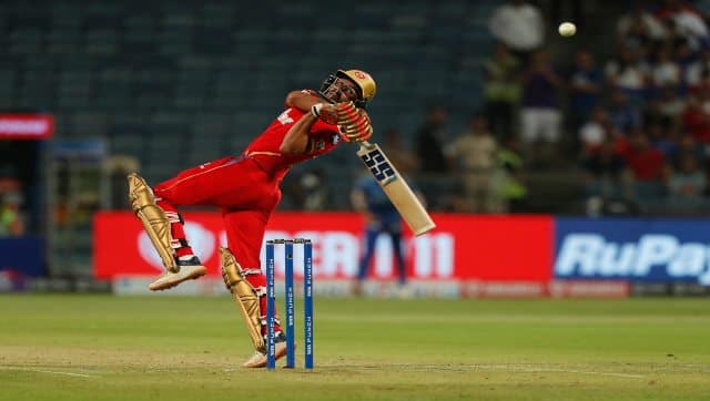 Jitesh Sharma of Punjab Kings plays a shot during Match 23 of the IPL 2022 between the Mumbai Indians and Punjab Kings at the MCA International Stadium in Pune on Wednesday. Sportzpics for IPL