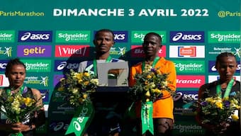 Kenya's Judith Jeptum breaks women's record at Paris marathon, Deso Gelmisa of Ethiopia wins men’s race