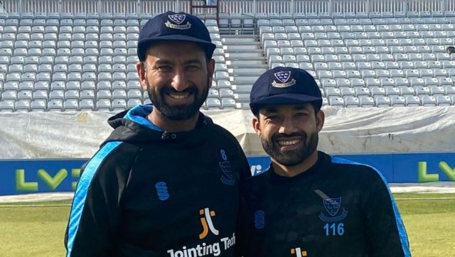 'Treat to watch these two playing together': Twitterati overjoyed as image of Sussex teammates Pujara and Rizwan go viral 'Treat to watch these two playing together': Twitterati overjoyed as image of Sussex teammates Pujara and Rizwan go viral