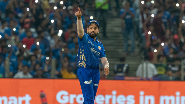 IPL 2022: Mumbai Indians skipper Rohit Sharma fined Rs 24 lakh for slow over rate against Punjab Kings IPL 2022: Mumbai Indians skipper Rohit Sharma fined Rs 24 lakh for slow over rate against Punjab Kings