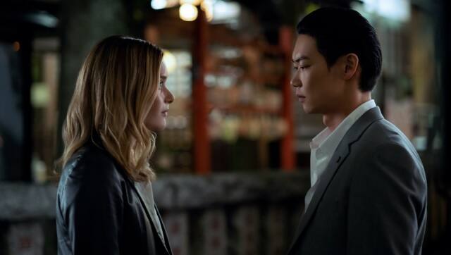 Rachel Keller and Show Kasamatsu in a still from Tokyo Vice