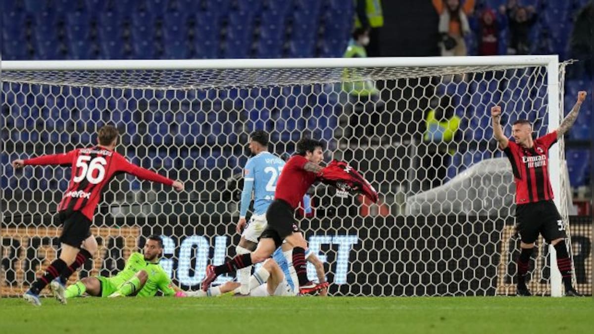 Serie A: Sandro Tonali sends AC Milan back to summit as Napoli crash to 3-2 loss at Empoli