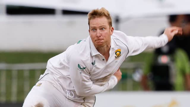 Simon Harmer had last made a Test appearance for South Africa in 2015 before signing a Kolpak contract with Essex made him ineligible to represent the Proteas for the next five years. Image credit: Twitter/@ICC