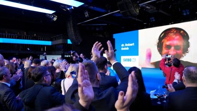 Opposition liberal party wins Slovenia's parliamentary election, defeating right-wing populist Opposition liberal party wins Slovenia's parliamentary election, defeating right-wing populist