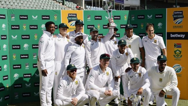 South Africa vs Bangladesh: Keshav Maharaj takes seven wickets as Proteas complete series sweep with 332-run win South Africa vs Bangladesh: Keshav Maharaj takes seven wickets as Proteas complete series sweep with 332-run win