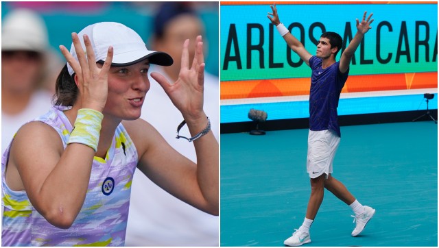 Miami Open 2022: Future of tennis in good hands with Iga Swiatek, Carlos Alcaraz Miami Open 2022: Future of tennis in good hands with Iga Swiatek, Carlos Alcaraz