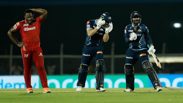 Tewatia (13 not out off 3 balls), who has a reputation of hitting big sixes in crunch situations, sent the last two balls bowled by Odean Smith for maximums to hand the Titans their third win on the trot. Sportzpics 